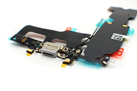 Шлейф iPhone 7 Plus на системный разъем серый