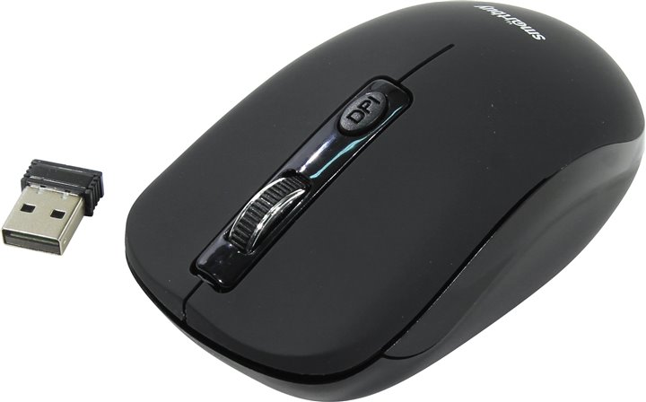 Беспроводная мышь SmartBuy SBM-345AG-K, черная