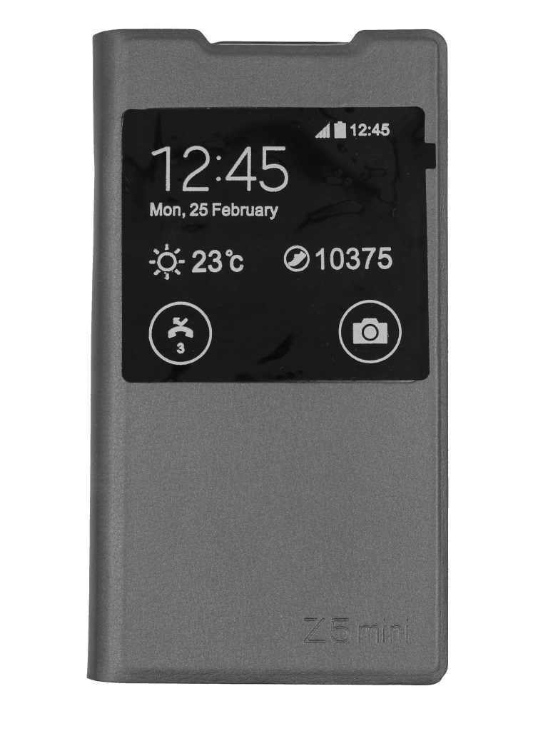 Чехол-книжка для Sony Xperia Z5 Сompact (E5803/E5823) черный
