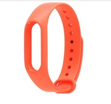 Ремешок Xiaomi Mi Band 2 силиконовый оранжевый