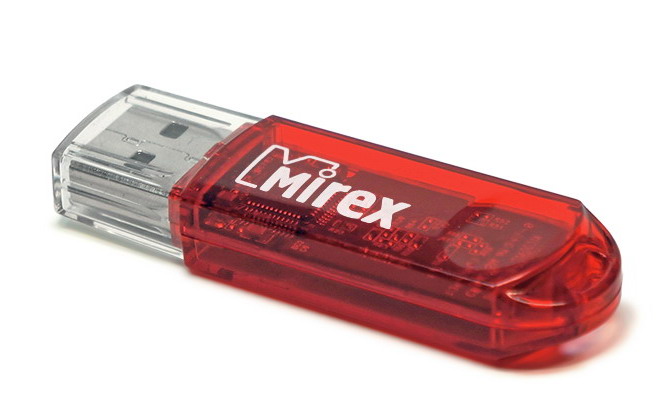 USB-Flash 4GB Mirex ELF красная