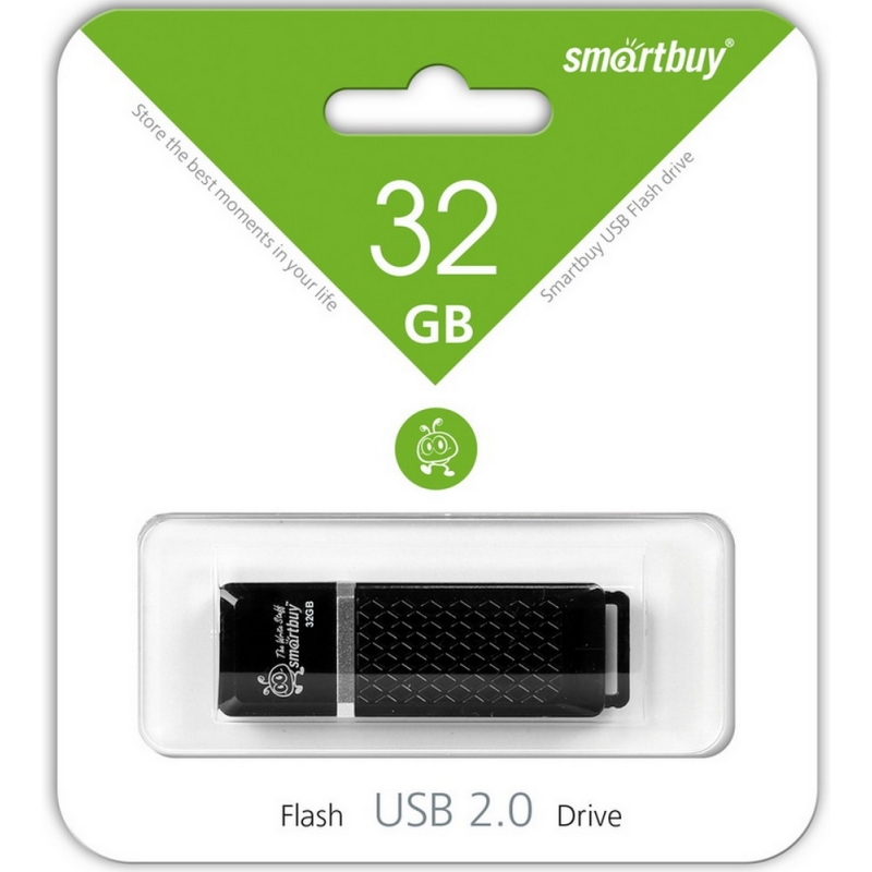 USB-Flash 32GB Smart Buy Quartz Series черная