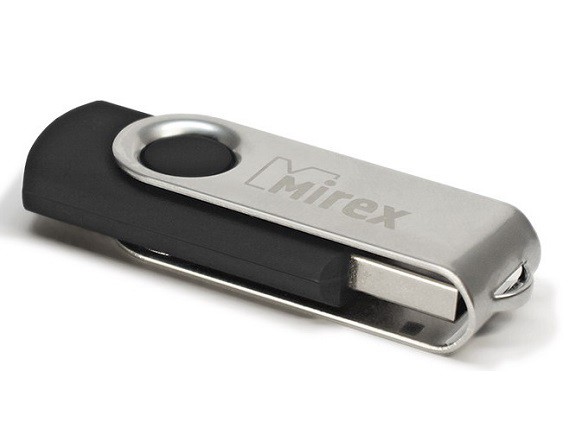 USB-Flash 32GB Mirex Swivel Black