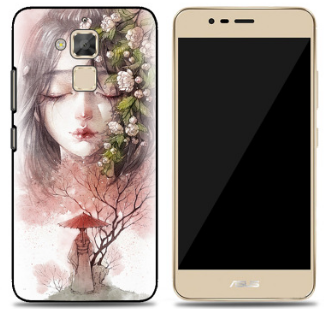 Чехол-накладка для Asus ZenFone 3 Max (ZC520TL) Девушка