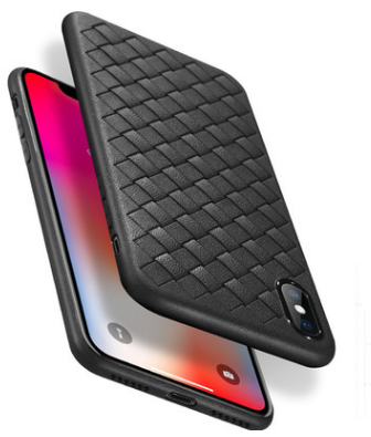 Чехол для iPhone X Ромб Черный