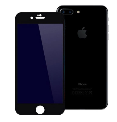 Защитное стекло для  iPhone 6 /6s /7 /8 Anti-Blue 3D черное
