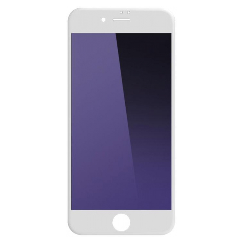Защитное стекло для iPhone 7/8 Plus Anti-Blue белое