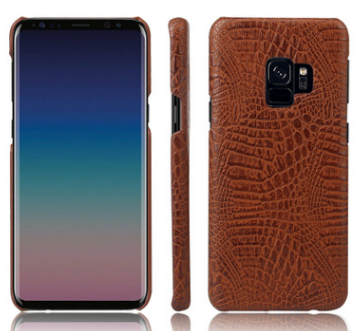 Чехол для Samsung Galaxy S9 Crocodile коричневый