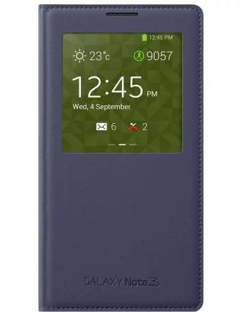 Чехол для Samsung Galaxy Note 3 S-View Blue