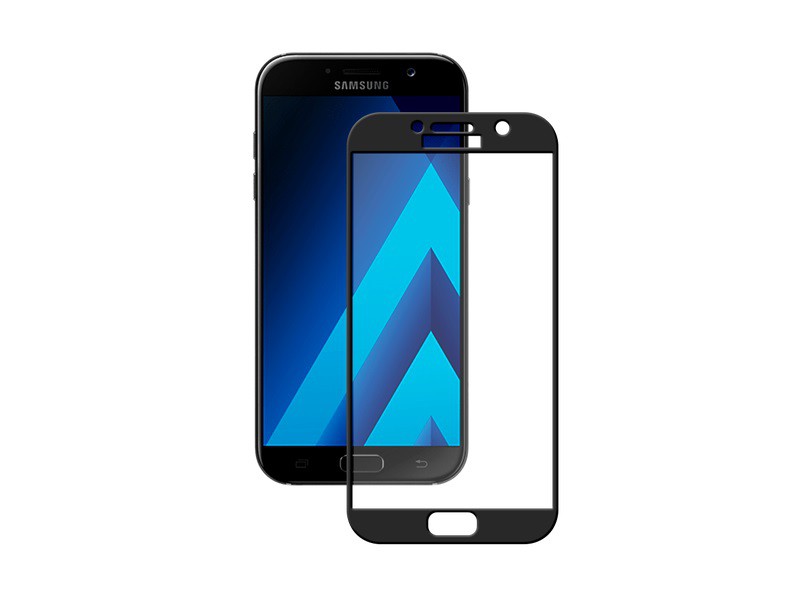 Защитное стекло для Samsung Galaxy A7 2017 (A720F) 3D черное