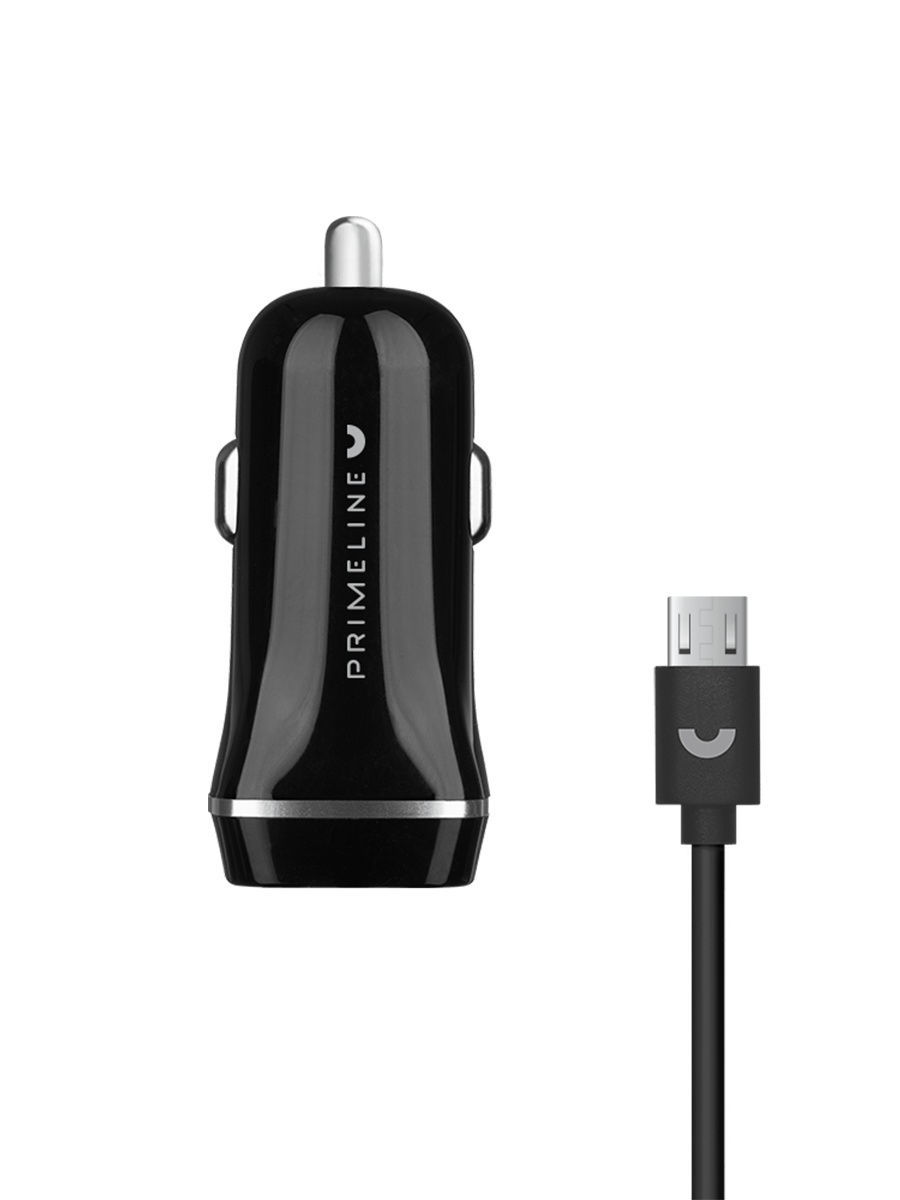 Автомобильное зарядное устройство Prime Line MicroUSB 1A