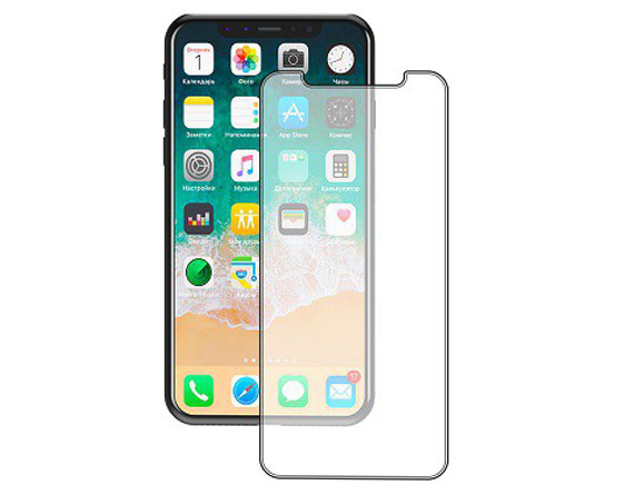 Защитное стекло Deppa для iPhone X, 0.3mm.