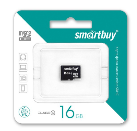Карта памяти 16GB Smart Buy (Class 10) без адаптера