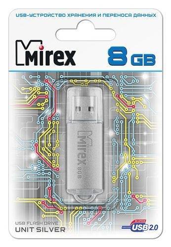 USB-Flash 8GB Mirex Unit Silver