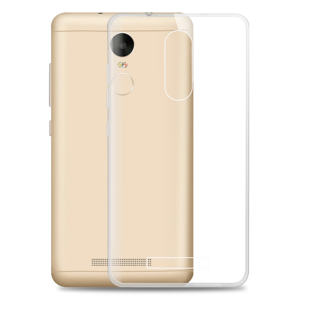 Чехол для Xiaomi Redmi Note 3 прозрачный силикон