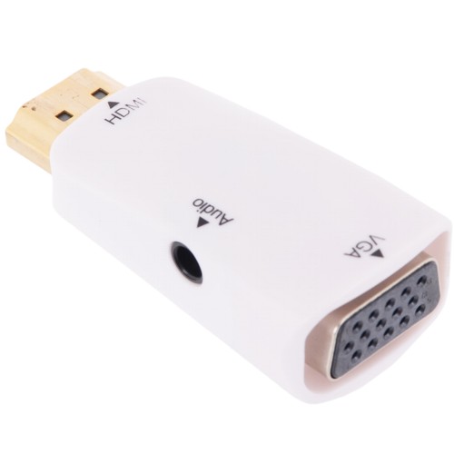 Переходник HDMI - VGA белый