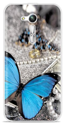 Чехол для Asus Zenfone Go (ZB452KG) бабочка