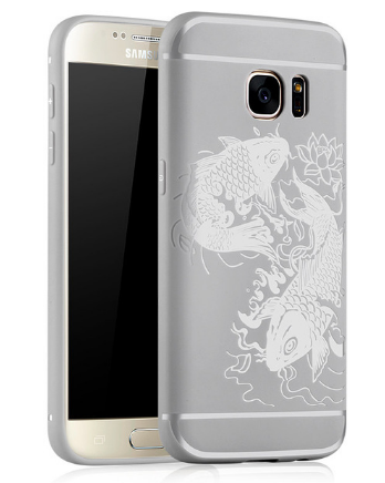 Чехол для Samsung Galaxy S6 Cocose Fish серый