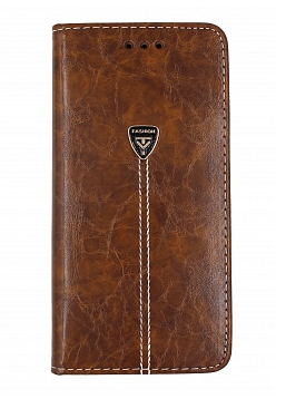 Чехол-книжка для Samsung Galaxy S5 Fashion коричневый