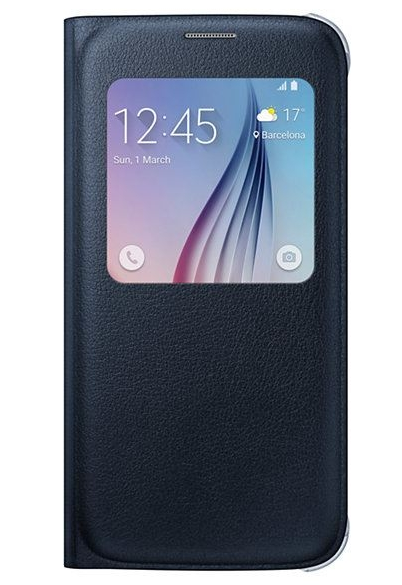 Чехол-книжка Samsung Galaxy S7 с окном синий