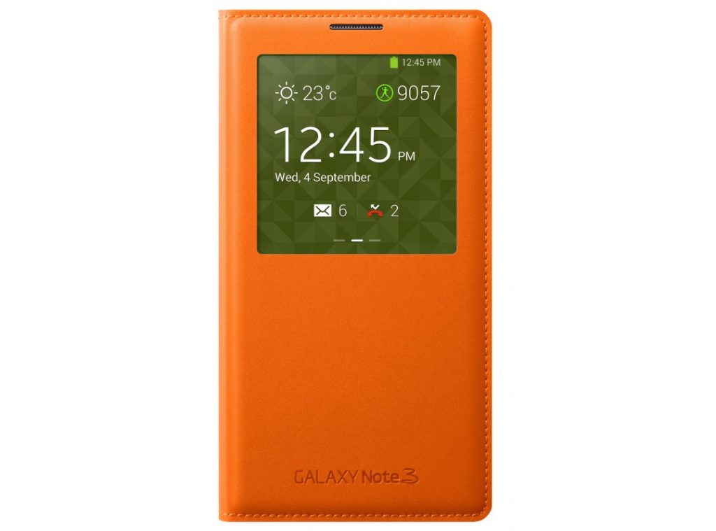 Чехол для Samsung Galaxy Note 3 S-View Orange
