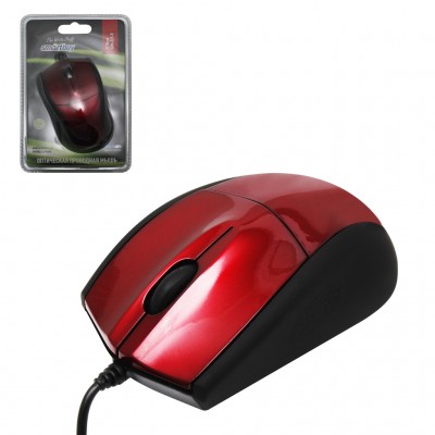Оптическая мышь SmartBuy SBM-325-R, черно-красная