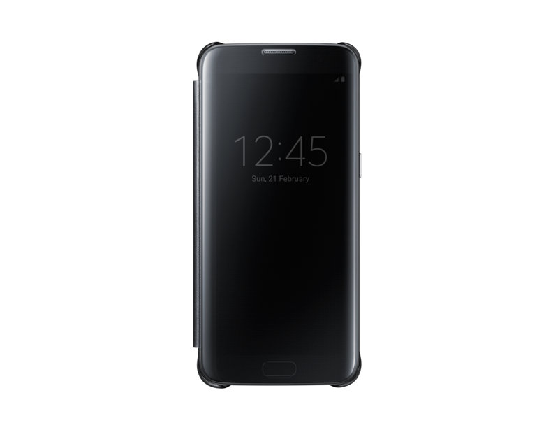 Чехол-книжка для Samsung Galaxy S7 Edge Clear View Cover Черный