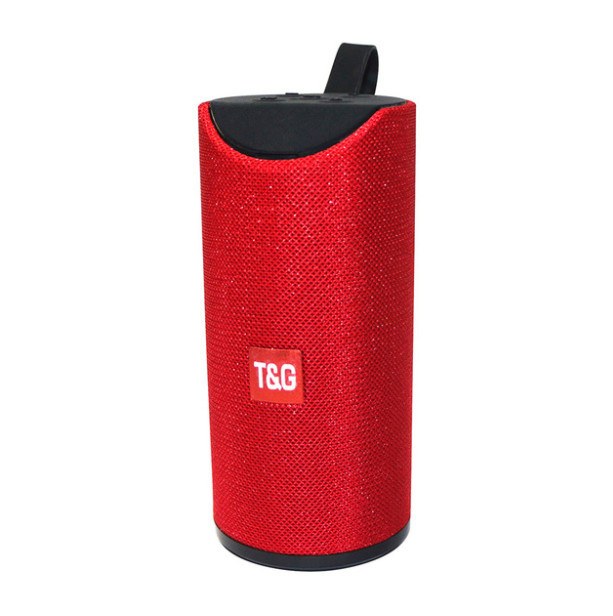 Bluetooth колонка TG113 (fm, micro sd, usb, aux) красная