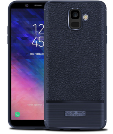 Чехол для Samsung Galaxy A6 2018 (SM-A600F) Rugged Armor Синий