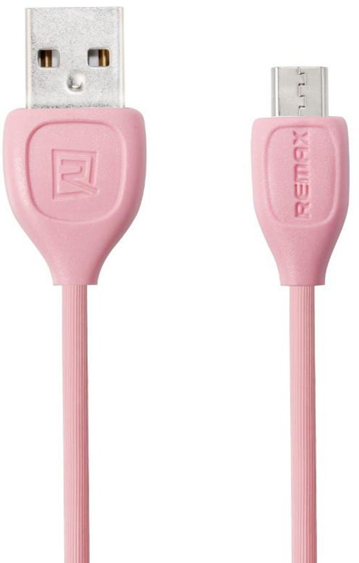 Дата-кабель microUSB Remax RC-050m розовый