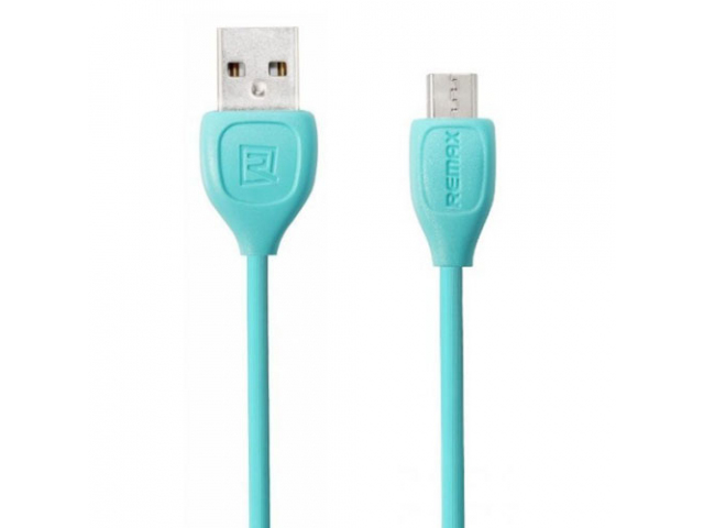 Дата-кабель microUSB Remax RC-050m Бирюзовый