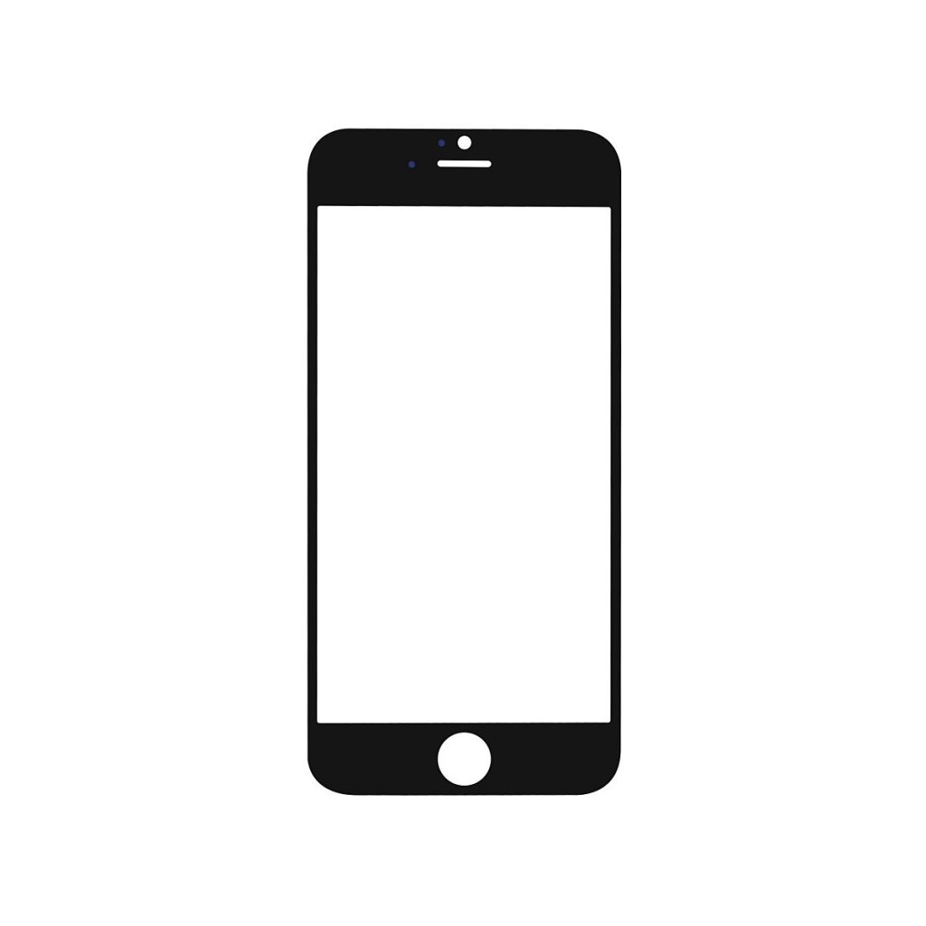 Стекло для дисплея iPhone 6 черное
