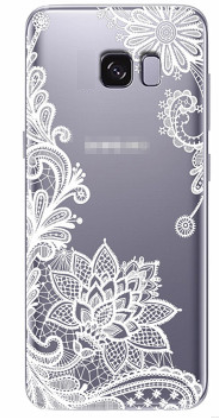 Чехол для Samsung Galaxy S6 Узоры белые