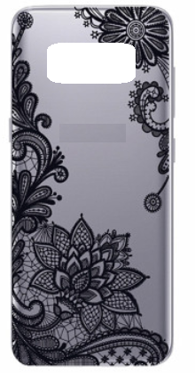 Чехол для Samsung Galaxy Note 8 Узоры черные