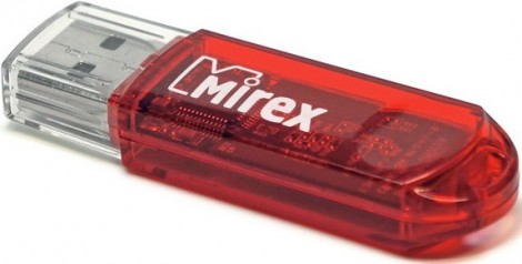 USB-Flash 16GB Mirex ELF красная