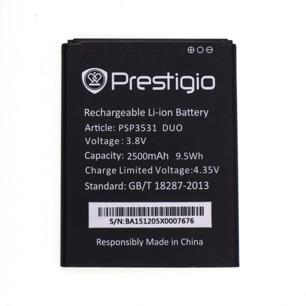 Батарея/аккумулятор Prestigio 3531 PSP3531 (2500mAh)