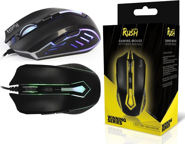 Оптическая мышь SmartBuy SBM-712G-K USB, черная