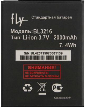 Батарея/аккумулятор Fly для Fly IQ4414 (BL3216)