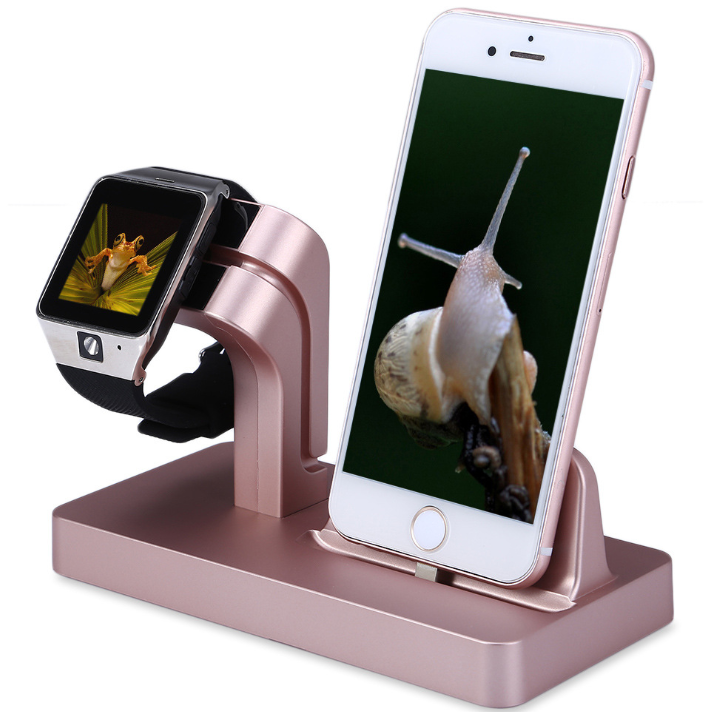Подставка для зарядки Apple Watch и iPhone (8pin)