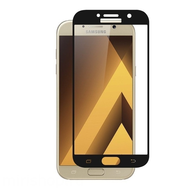 Защитное стекло для Samsung Galaxy A3 (2017) SM-A320 3D черное