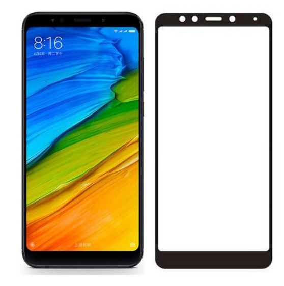 Защитное стекло Xiaomi Redmi 5 5D Full черное