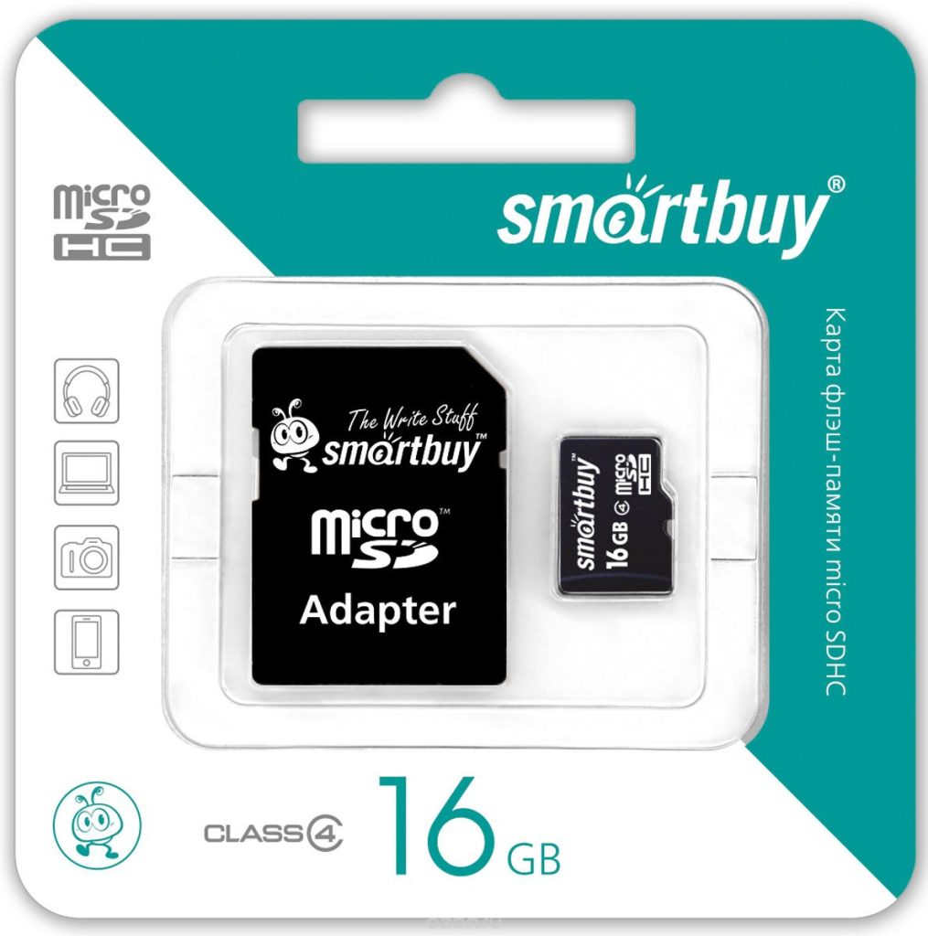Карта памяти Smart Buy 16GB (Class 4)