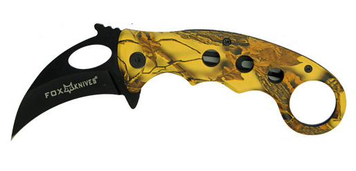 Керамбит "Fox Knives" желтый