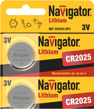 Элемент питания Navigator CR2025