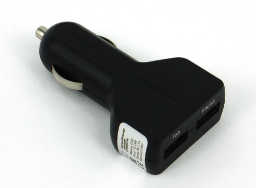 Автомобильное зарядное устройство Prime Line (2USB, 2.1A) черное