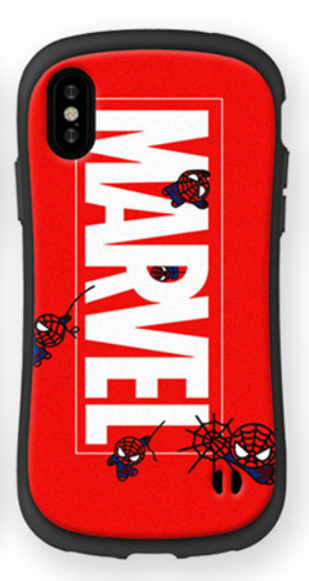 Чехол-накладка для iPhone X Marvel красный