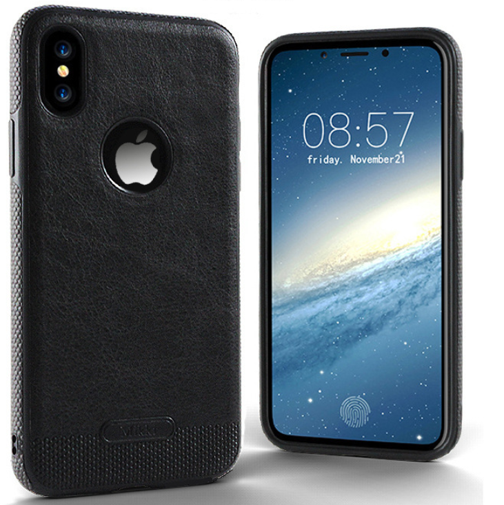 Чехол-накладка для iPhone X Mikki черный