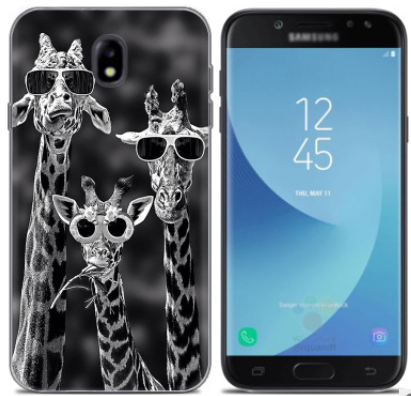 Чехол для Samsung Galaxy J5 2017 (SM-J530) Жирафы
