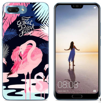 Чехол для Huawei Honor 10 Фламинго