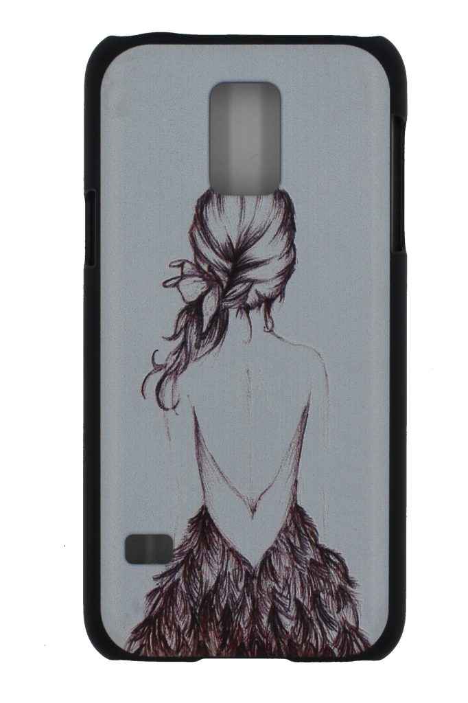 Чехол-накладка для Samsung Galaxy S5 Mini девушка